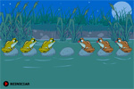 Le jeu des grenouilles