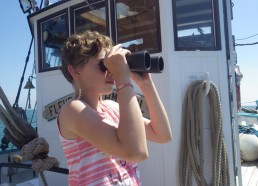 Alyssa cherche la faune marine
