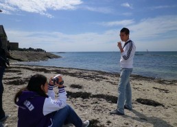 Sofhien et Laura en plein reportage pour les MDV