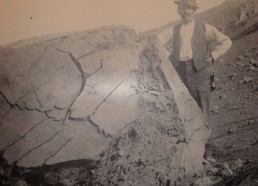 Une bombe volcanique de l’explosion du volcan de « la Fossa » (en 1890)