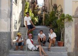 Les matelots à la découverte de Lipari