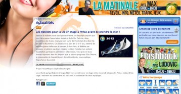 Les Matelots pour la vie en stage à Piriac avant de prendre la mer ! - Radio Côte Amour, 07 mai 2013