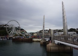 Le pont levis du port de Torquay