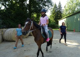 Solène sur son cheval