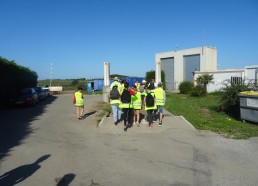 Arrivée au site d’enfouissement à Belle-Île