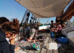 Mission carnet de bord sur le pont