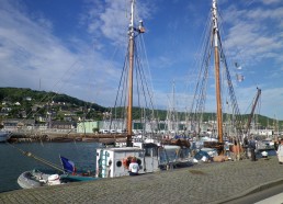 Le beau Fleur de Lampaul dans le port de Fécamp