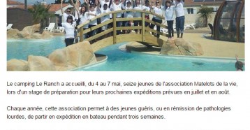 Les Matelots de la vie ont 10 ans, Ouest France 08 mai 2016