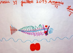 Concours dessin : Mon plus beau poisson - Lucie - Hôpital ANDRE MIGNOT - LE CHESNAY VERSAILLES