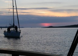Coucher de soleil sur l’Aber Wrac’h