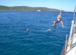 Marc plonge pour sa dernière baignade