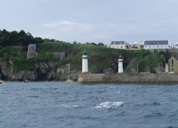 Arrivée à Belle Ile, au port du Palais