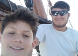 Selfie Emiliano et Roméo