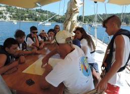 Briefing du capt’aine avant le grand départ