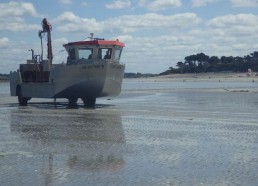 Le camion amphibie qui ramasse les moules