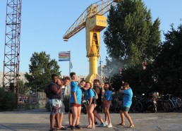 Les Matelots pour la grande grue de Nantes