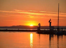 Coucher de soleil sur Port Camargue