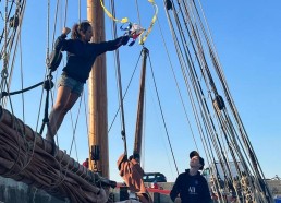 1ère tentative d’envol de cerf-volant à Douarnenez