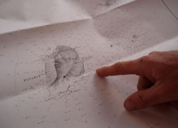 La carte marine pour l’île de Panarea 