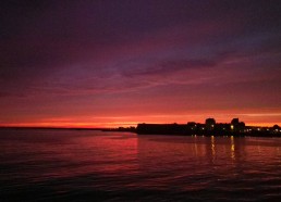 Coucher de soleil sur Concarneau