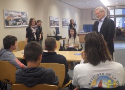 Rencontre avec M. le directeur de la Cité de la Mer, M. Bernard Cauvin et conférence de presse