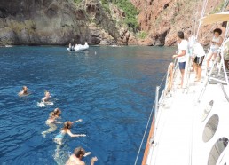 Baignade dans la Scandola