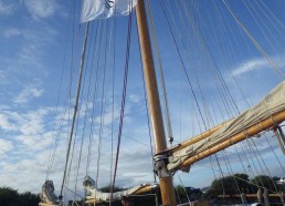 Le Bora Bora enfin à quai au port 