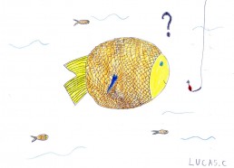 Concours dessin : Mon plus beau poisson - Lucas - CHR SAINT-NAZAIRE