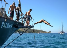 Beau plongeon de Lou