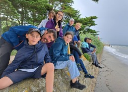 Pause sur la plage de Langoz