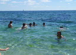 Baignade avec les enfants de l’association VAP 