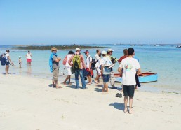 Les matelots à la plage