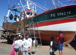 Rénovation d’un bateau de pêche