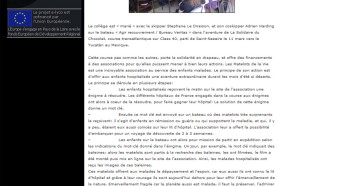 SolidaireS !, Blog du Collège Louise Michel - Paimboeuf, le 29/03/2012