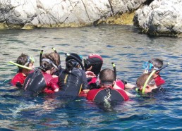 Olivier fait découvrir aux matelots la vie sous marine