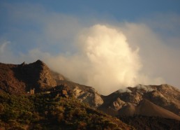 Le Stromboli en pleine éruption 