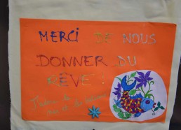 Fanion réalisé par les enfants de l’hôpital de St Nazaire (44)
