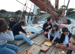 Soirée détente autour d’une pizza