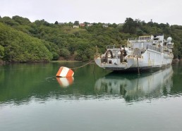 Bateau du cimetière militaire de Terenez