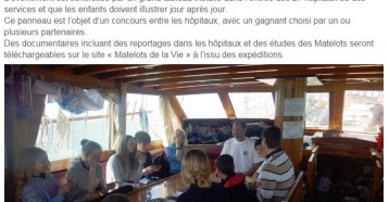 La croisière des enfants malades, Atout Nautic, 13 juillet 2015