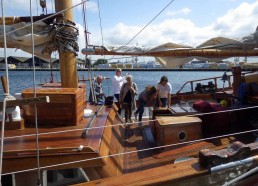 Découverte du bateau en famille