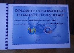 Diplôme de l’observateur et défenseur des océans