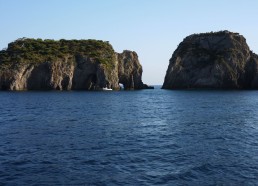 Vue de l’île de Ponza 