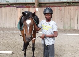 Idrissa, un vrai cavalier