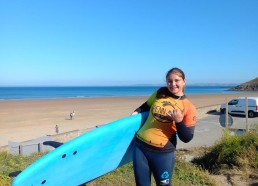 Ilina et sa planche