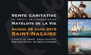 Vente caritative au profit de Matelots de la Vie, Agence Bretagne Presse, 15 mars 2015