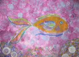 Concours dessin : Mon plus beau poisson - Julia 12 ans - Centre Hospitalier Yves Le Fol Saint-Brieuc