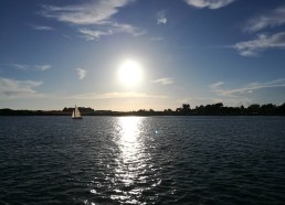 Vue du bateau