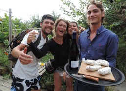 Dégustation saucisson de Brebis et vin blanc