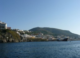 Vue de l’île de Ponza 